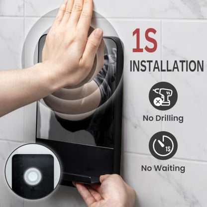 TAILI Shower Mirror Fogless for Shaving,Fogless Mirror Suction Wall Mounted