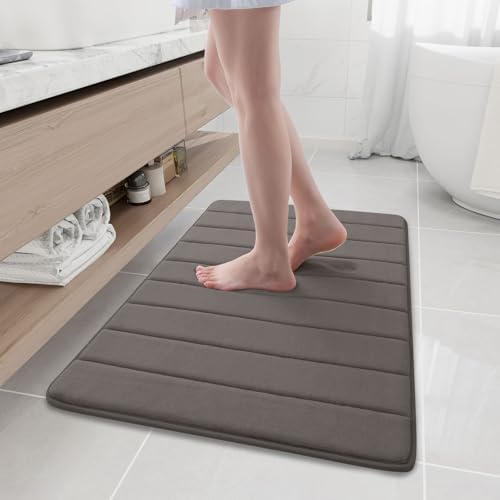Buganda Memory Foam Bath Mat 35.4 x 24, Ultra Soft Absorbent Bathroom Rugs