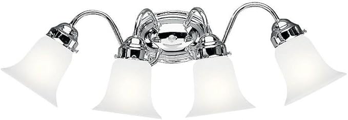 Kichler 6124CH Bath 4-Light, Chrome