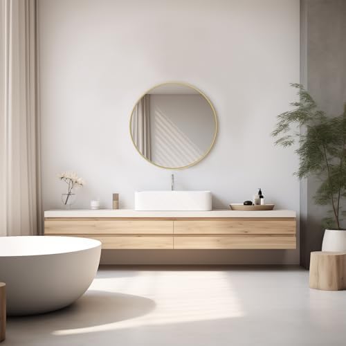 NEWBULIG 20IN Round Bathroom Wall Mirror