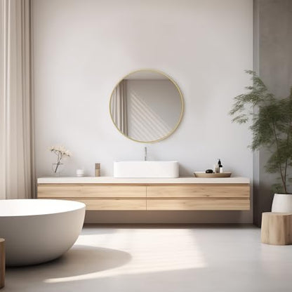 NEWBULIG 20IN Round Bathroom Wall Mirror