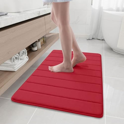 Buganda Memory Foam Bath Mat 35.4 x 24, Ultra Soft Absorbent Bathroom Rugs