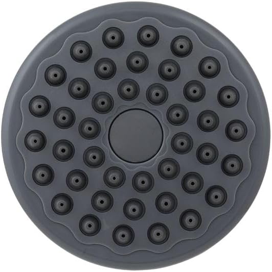 Aquabliss TurboSpa ECO High-Pressure Shower Head - Chrome | Water-saving 3-inch high-pressure shower head with 42-nozzle wide spray. Twist-on install, no tools needed.