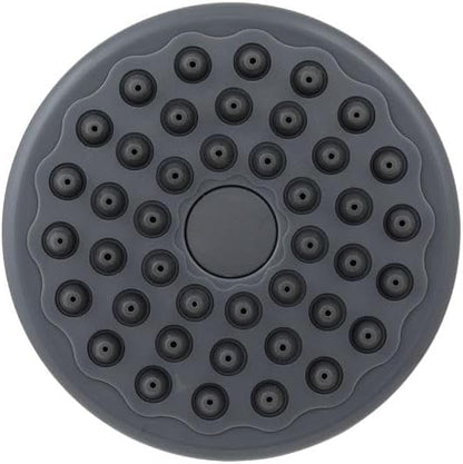 Aquabliss TurboSpa ECO High-Pressure Shower Head - Chrome | Water-saving 3-inch high-pressure shower head with 42-nozzle wide spray. Twist-on install, no tools needed.