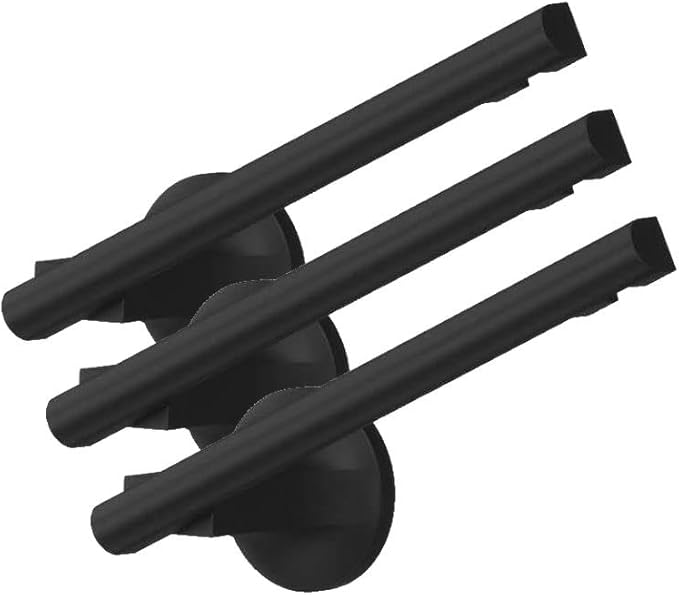 Pfister BPHPFM0B Pfirst Modern Toilet Paper Holder, Matte Black (Pack of 3)