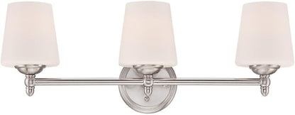 Designers Fountain 15006-3B-35 Darcy 3 Light Bath Bar, Brushed Nickel