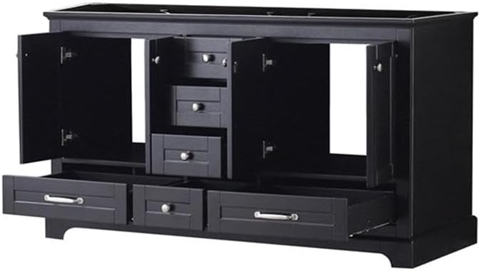 Dukes 60 in. W x 22 in. D Espresso Double Bath Vanity
