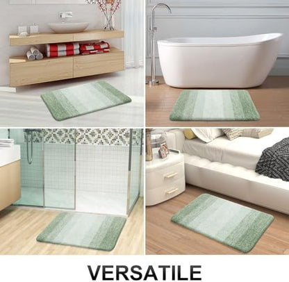 OLANLY Bathroom Runner Rug 47x17, Extra Soft Absorbent Microfiber Bath Rugs