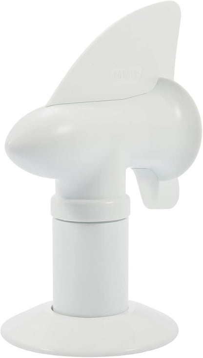 Camco Cyclone Rotating Sewer Plumbing Vent - Rids Odors from Your RV Holding Tank, Rotes 360 Degrees to Pull Odors Up and Away - White (40595)