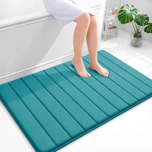 OLANLY Memory Foam Large Bath Mat 44x32, Super Soft Absorbent Bathroom Rugs