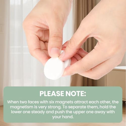 YixangDD 12 Pack Shower Curtain Weights, Silicone Covered Curtain Magnets