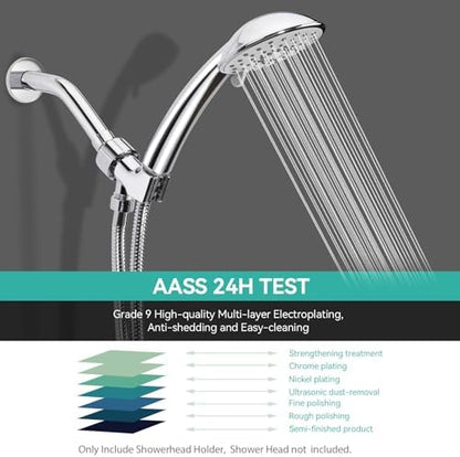 Adjustable Shower Head Holder, Chrome shower bracket