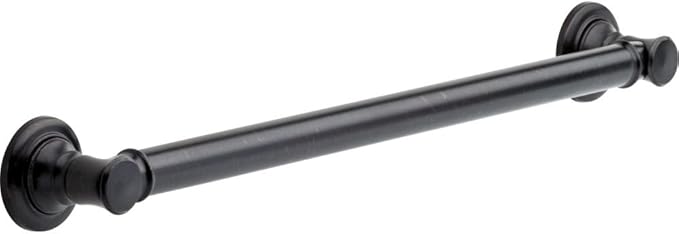 DELTA FAUCET 41624-RB Traditional 24" Grab Bar with Concealed Mounting, Venetian Bronze Venetian Bronze