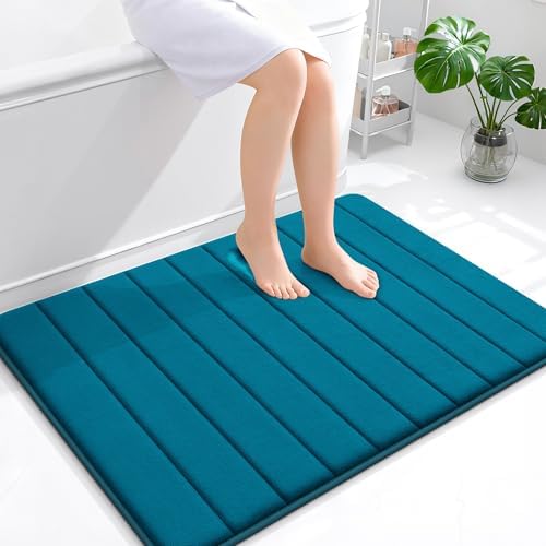 OLANLY Memory Foam Large Bath Mat 40x32, Super Soft Absorbent Bathroom Rugs