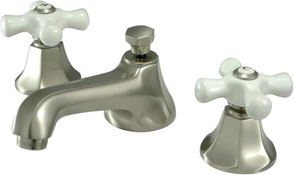 Kingston Brass KS4468PX 8 in. Widespread Bathroom Faucet, Brushed Nickel