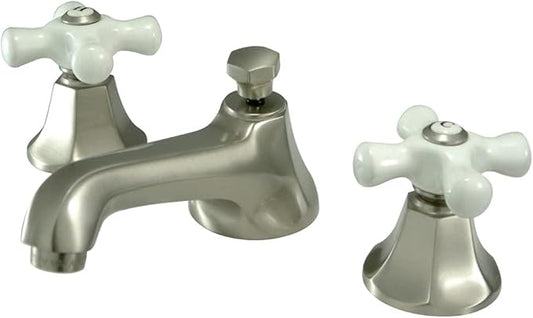 Kingston Brass KS4468PX 8 in. Widespread Bathroom Faucet, Brushed Nickel