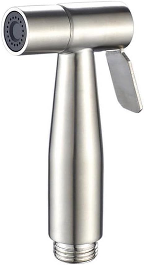 2 Pieces Bidet Toilet Sprayer Head Stainless Steel Handheld Sprayer for Cloth Diaper, Bathroom, Kitchen and Toilet Cleaning
