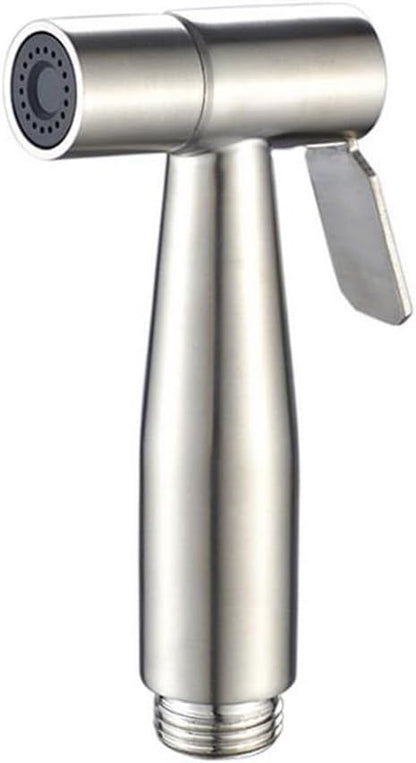 2 Pieces Bidet Toilet Sprayer Head Stainless Steel Handheld Sprayer for Cloth Diaper, Bathroom, Kitchen and Toilet Cleaning