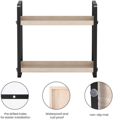 HNRLOY Bathroom Counter Organizer, Bathroom Counter Shelf, Makeup Organizer