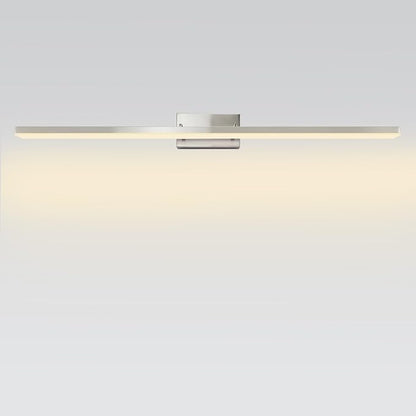 48 Inch LED Bathroom Vanity Light, Brushed Nickel | Dimmable 48W 3000K Warm White Over Mirror Light Fixture, Modern Wall Sconce for Large Relaxing Makeup Vanity