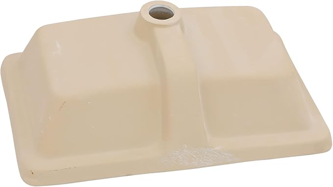 Lordear Undermount Bathroom Sink 21x13 Inch Bathroom Vanity Sinks Undermount Rectangle White Porcelain Ceramic Bathroom Under Counter Lavatory Basin with Overflow