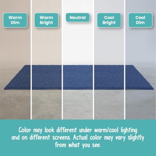 Small Chenille Bath Mats 22"x14", Plush Absorbent Bath Mats Quick Dry, Soft & Machine Washable, Non Slip Carpet for Bathroom, Thick Bathroom Rugs, Shower Restroom Rug Mat, Alfombras De Bano, Bathrugs