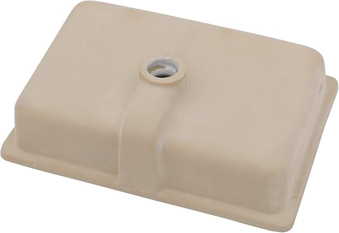 Lordear Undermount Bathroom Sink 18 Inch Bathroom Vanity Sink Undermount Rectangle White Porcelain Ceramic Bathroom Interior 16"L x 10-3/10"W