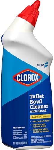 CloroxPro Toilet Bowl Cleaner with Bleach, Fresh Scent, 24 fl. oz., 12 Pack