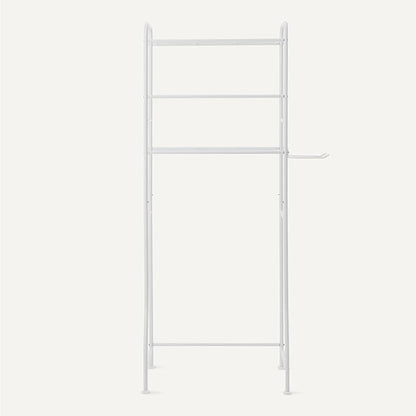Amazon Basics Over the Toilet Storage Organizer, 3-Tier with 2 Paper Holders, 13.8 x 31.9 x 64.9 Inches, White