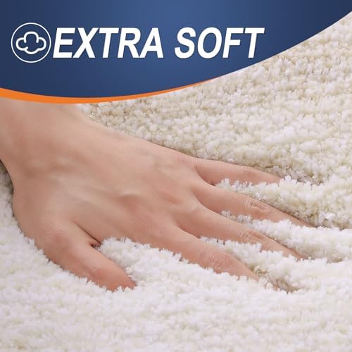 OLANLY Bathroom Runner Rug 59x20, Extra Soft Absorbent Microfiber Bath Rugs