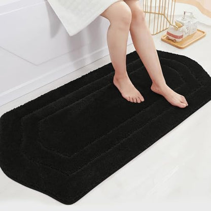 COSY HOMEER Non-Slip Bath Mat Extra Thick Absorbent Plush Washable