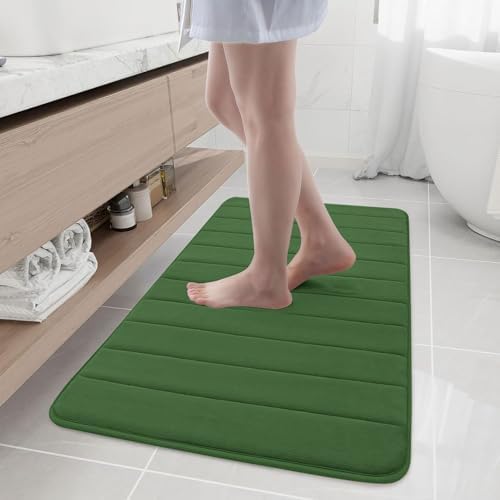 Buganda Memory Foam Bath Mat 44 x 24, Ultra Soft Absorbent Bathroom Rugs
