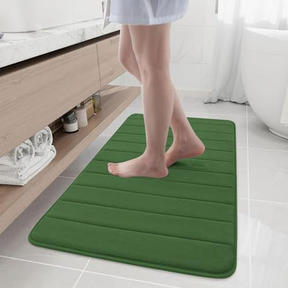 Buganda Memory Foam Bath Mat 44 x 24, Ultra Soft Absorbent Bathroom Rugs