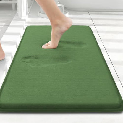 Smiry Memory Foam Bath Mat 24x16, Extra Soft and Absorbent Bathroom Rugs