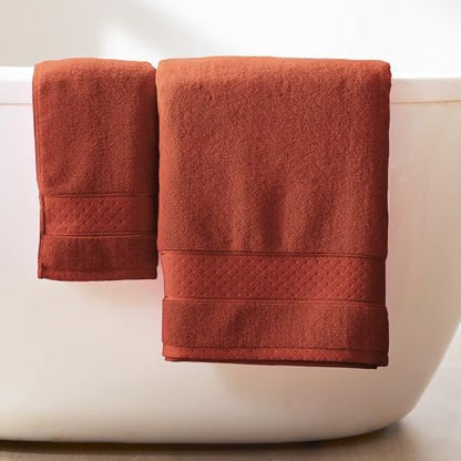 COZYART Bath Towel Set 6 PCS, Luxury 100% Turkish Cotton 650GSM Ultra Soft