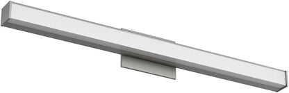 Edge Advantage 36in LED Bathroom Vanity and Wall Light 35W 3,200 Lumens 5-CCT Selectable 2700-3000-3500-4000-5000K in Brushed Nickel with Adjustable Backplate