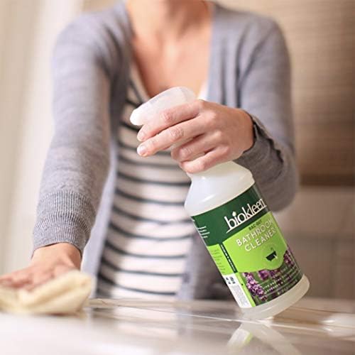 Biokleen Bac-Out Bathroom Cleaner, Eco-Friendly, Non-Toxic, Plant-Based, No Artificial Fragrance, Colors or Preservatives, 32 Ounces (Pack of 6)