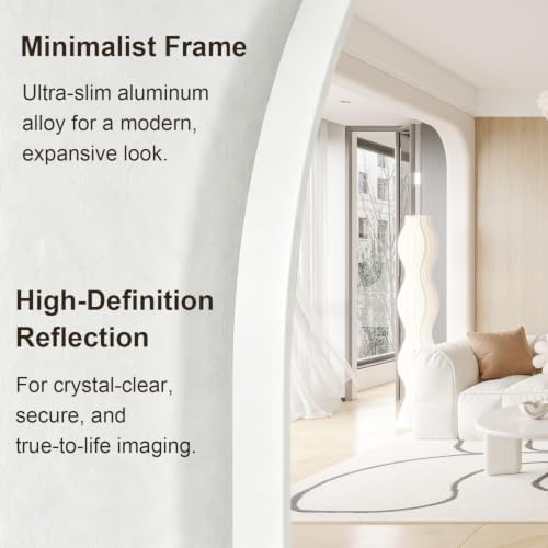 Arched Wall Mirror for Bathroom, 30"x40" Arched Mirror Wall Mounted Mirror with Metal Frame, Gold Vanity Mirror Decor for Mantle, Bedroom, Entryway, Living Room
