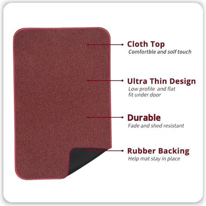 Bath Mat,Ultra Thin Bathroom Rugs,Rubber Bath Mats for Bathroom,Bath rugs