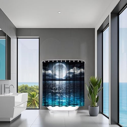 Full Moon Shower Curtain