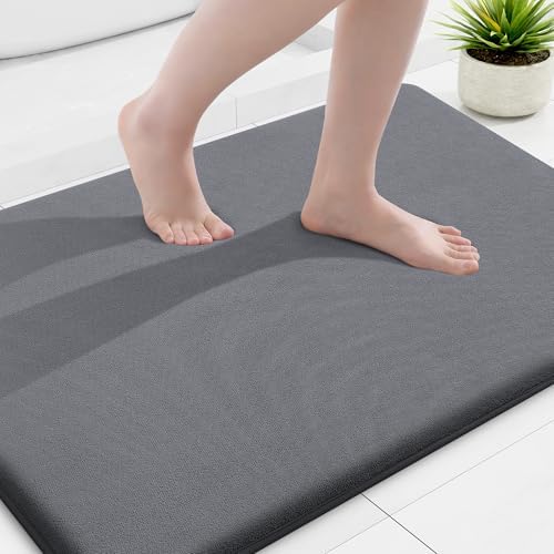 Smiry Memory Foam Bath Mat 36x24, Extra Soft and Absorbent Bathroom Rugs