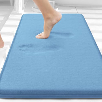 Smiry Memory Foam Bath Mat 30x20, Extra Soft and Absorbent Bathroom Rugs
