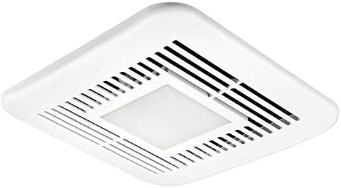 Delta BreezElite 80/110 CFM, Exhaust Bath Fan, LED Light, Off White