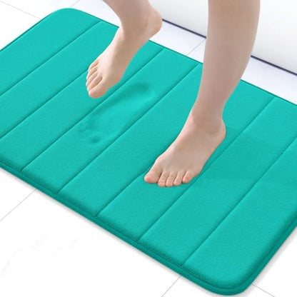 Buganda Memory Foam Bath Mat 24 x 16, Ultra Soft Absorbent Bathroom Rugs