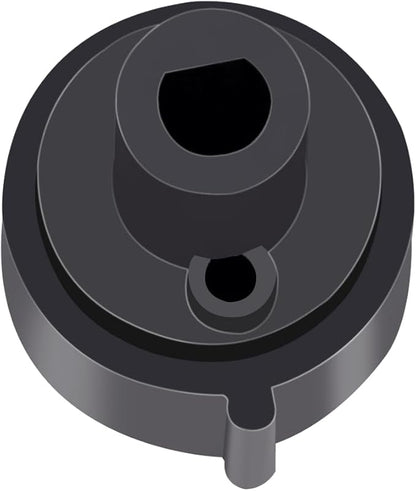 Replacement Knob(1PCS) Compatible with Brondell Bidet Toilet Seat Non-Electric Bidet(For the center plastic section only) - Black