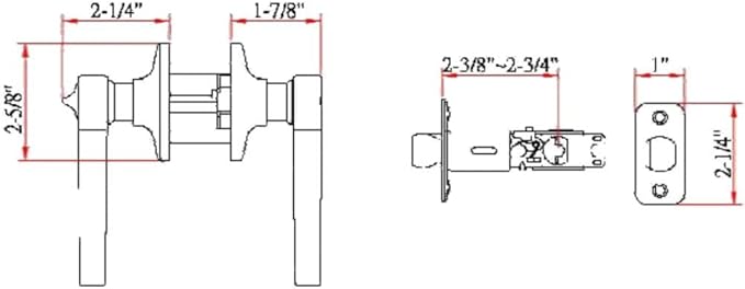 Design House Scroll Door Knob - Privacy Door Lever, 2-Way Latch for Interior Doors - Door Handle, Door Hardware & Locks, Door Levers - Oil Rubbed Bronze - 791632