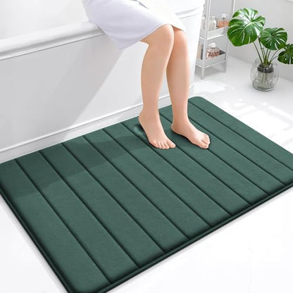 OLANLY Memory Foam Large Bath Mat 44x32, Super Soft Absorbent Bathroom Rugs