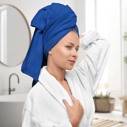 Avalon Towels Royal Blue Bath Towels, Royal Blue Towel Set, 8pc