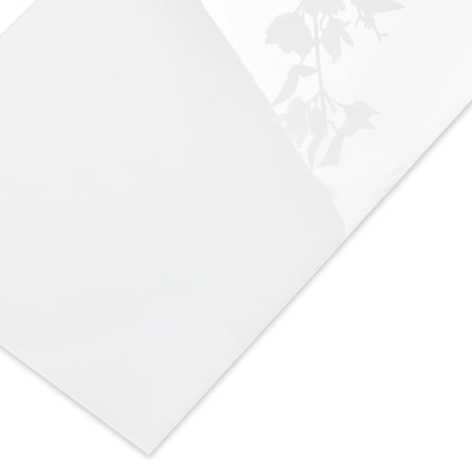 10-Sheet Subway Peel and Stick Backsplash, 12" x 24" Glossy Pure White Acrylic Self Adhesive Waterproof Wall Stickers, Stick on Tiles for Kitchen Bathroom Shower