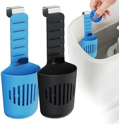 2 Pack Toilet Tank Tablet Holder, Silicone Basket for Toilet Tanks